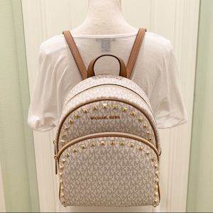 NWT Michael Kors Vanilla Rhinestone Backpack